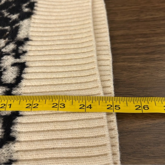 DKNY Women's Leopard Print Sweater - Black and Cream M - Picture 10 of 10